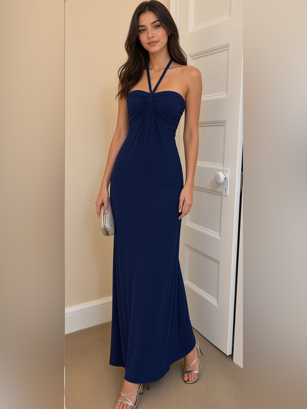 LinQ Maxi Halter Tie Dress